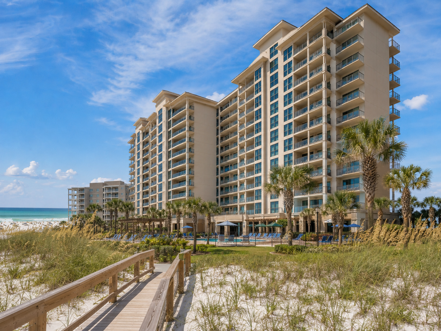 Established condominium properties along the Alabama Gulf Coast.